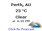 Click for Perth, Western Australia Forecast