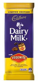 Cadbury Diary Milk with VEGEMITE