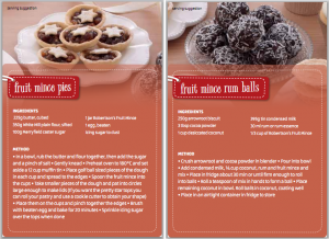 Recipe for Mince Pies and Rum Balls