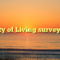 Quality of Living survey 2016