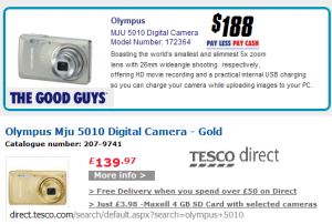 Olympus Mju 5010 Digital Camera